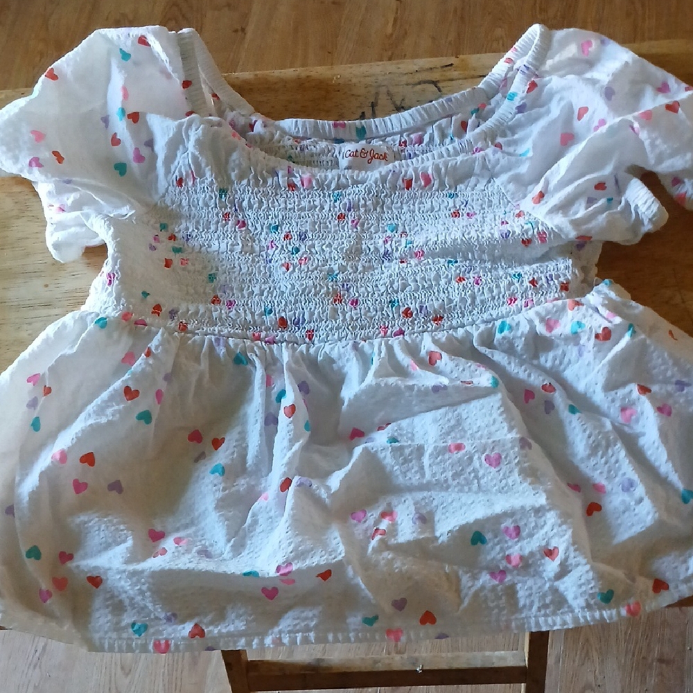 Cat & Jack Heart Dress Girls 8